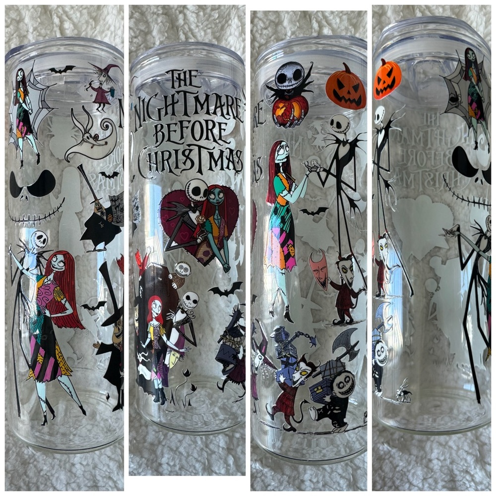 Nightmare Before Christmas tumbler
